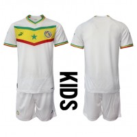 Camisa de time de futebol Senegal Replicas 1º Equipamento Infantil Mundo 2022 Manga Curta (+ Calças curtas)